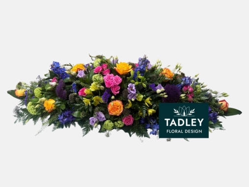 Country Collection Coffin Spray, 3 Letters & Tied Sheaf